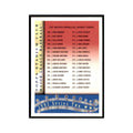 1997 Stadium Club Checklist Baseball Cards #4 OF 4