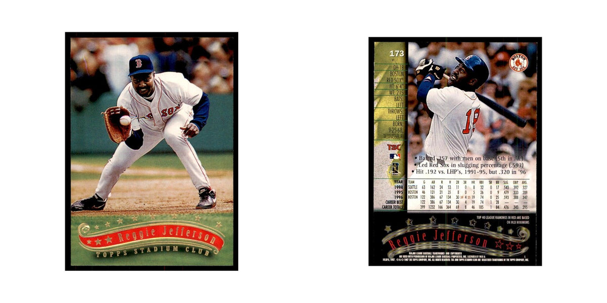 1997 Stadium Club Reggie Jefferson Baseball Cards #173