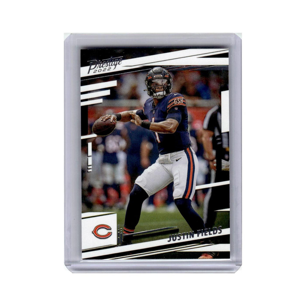 Justin Fields 2022 Panini Prestige #48 Chicago Bears Football Card NM