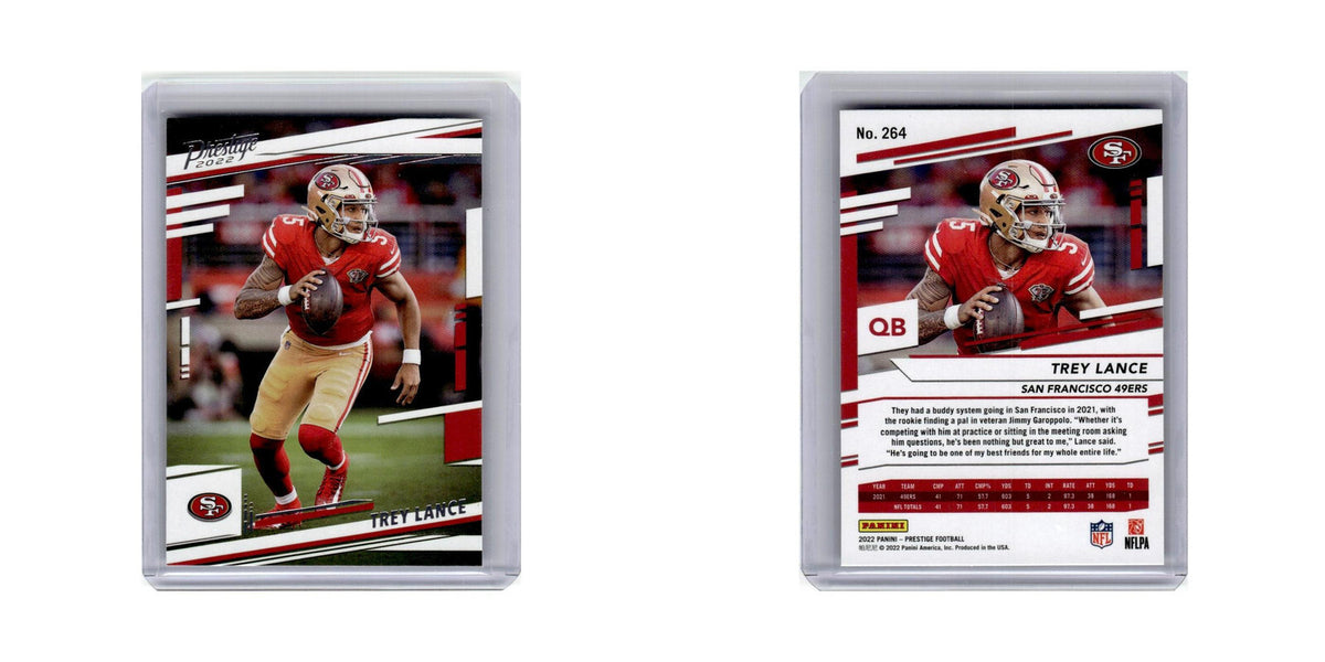 Trey Lance 2022 Panini Prestige #264 San Francisco 49ers Football Card NM