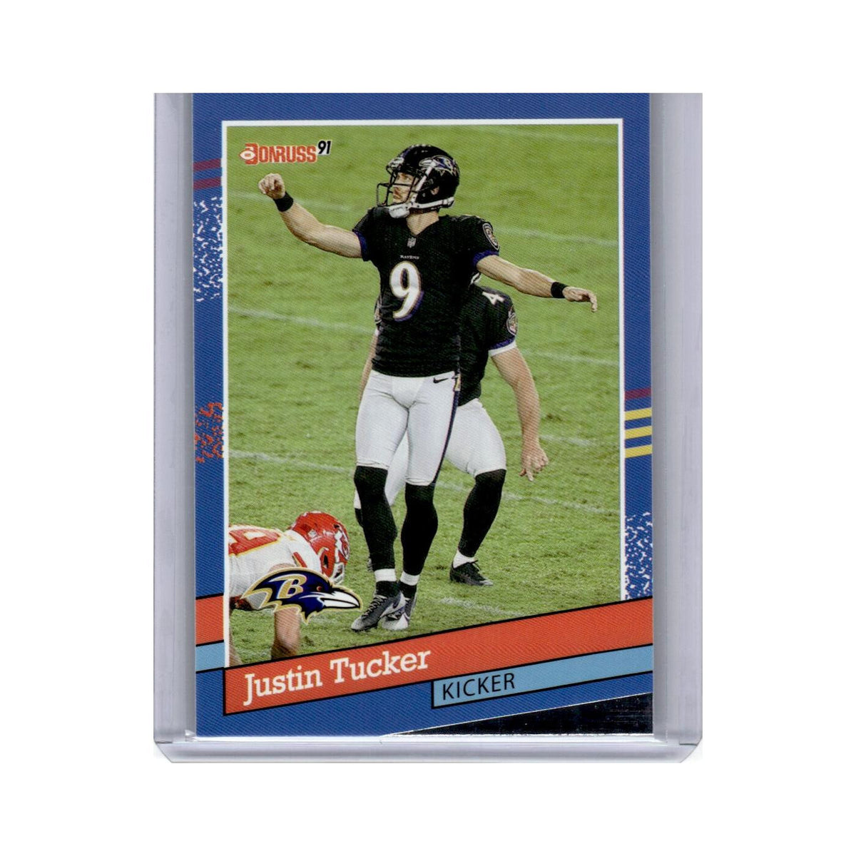 Justin Tucker 2021 Donruss #91-38 Baltimore Ravens Football Card NM