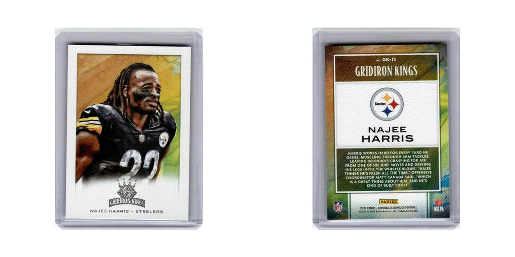 Najee Harris 2021 Panini Chronicles Gridiron Kings #GK-12 Pittsburgh Steelers NM