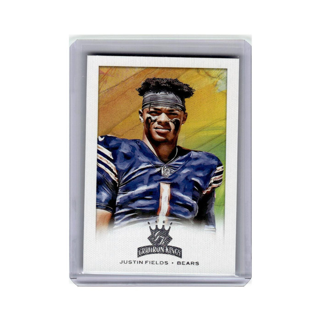 Justin Fields 2021 Panini Chronicles Gridiron Kings #GK-4 Chicago Bears NM