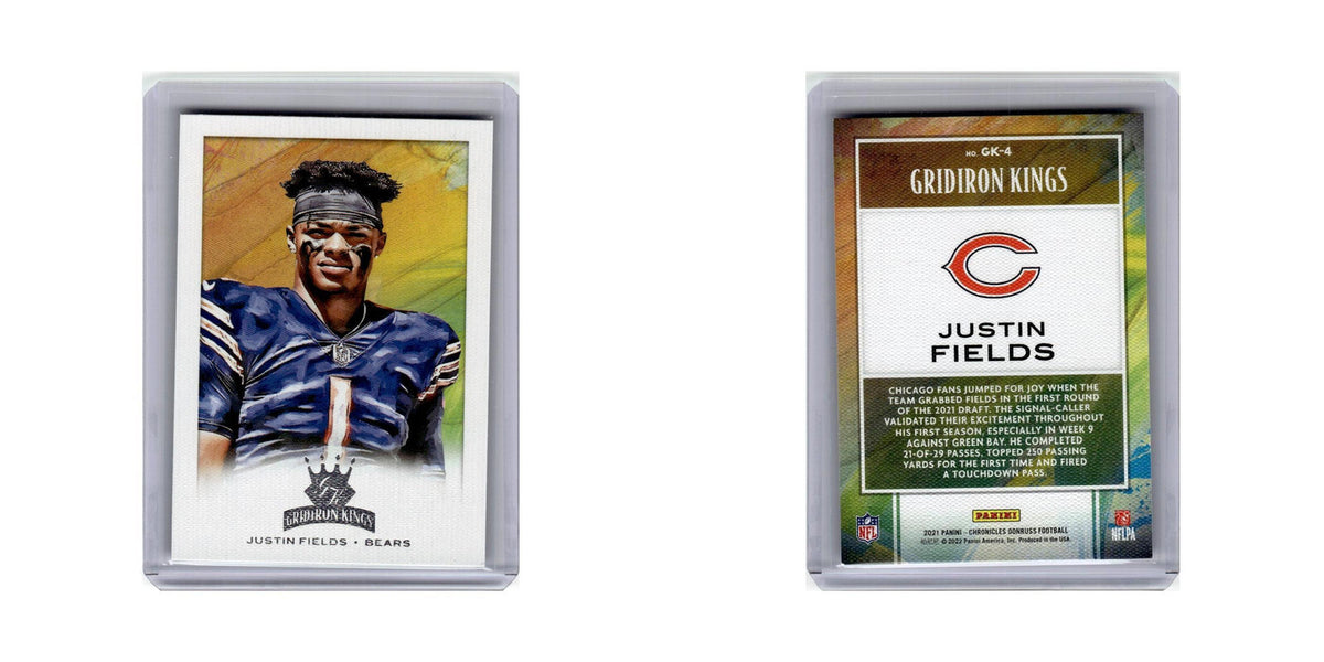 Justin Fields 2021 Panini Chronicles Gridiron Kings #GK-4 Chicago Bears NM