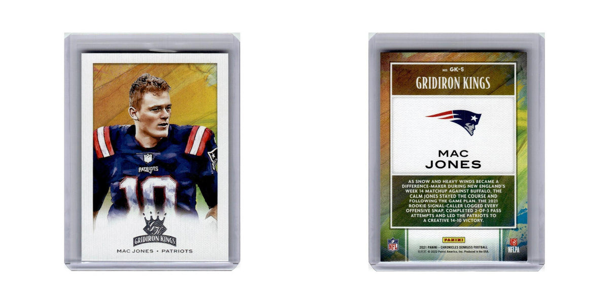 Mac Jones 2021 Panini Chronicles Gridiron Kings #GK-5 New England Patriots NM