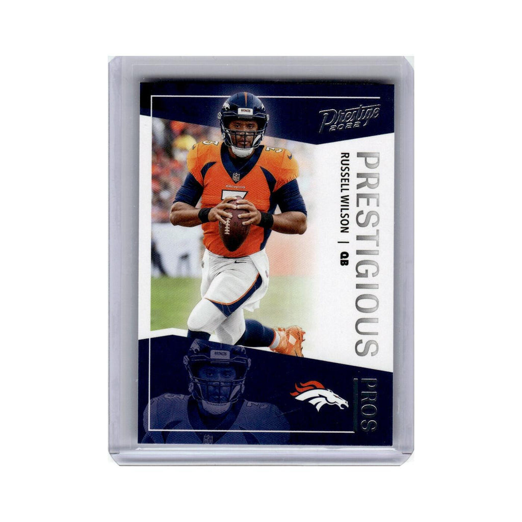 Russell Wilson 2022 Panini Prestige Prestigious Pros #PP-3 Denver Broncos NM