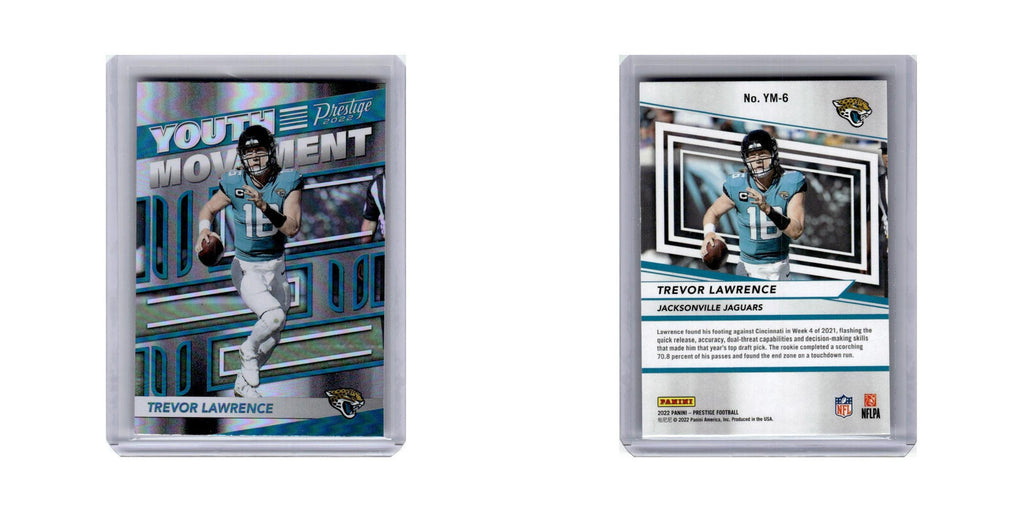 Trevor Lawrence 2022 Panini Prestige Youth Movement #YM-6 Jaguars NM
