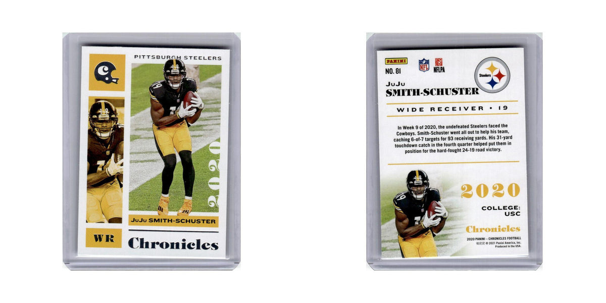 JuJu Smith Schuster 2020 Panini Chronicles #81 Pittsburgh Steelers NM