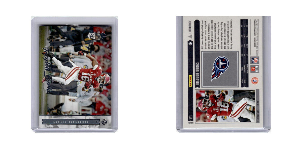 Treylon Burks Rookie 2022 Panini Luminance #191 Tennessee Titans NM