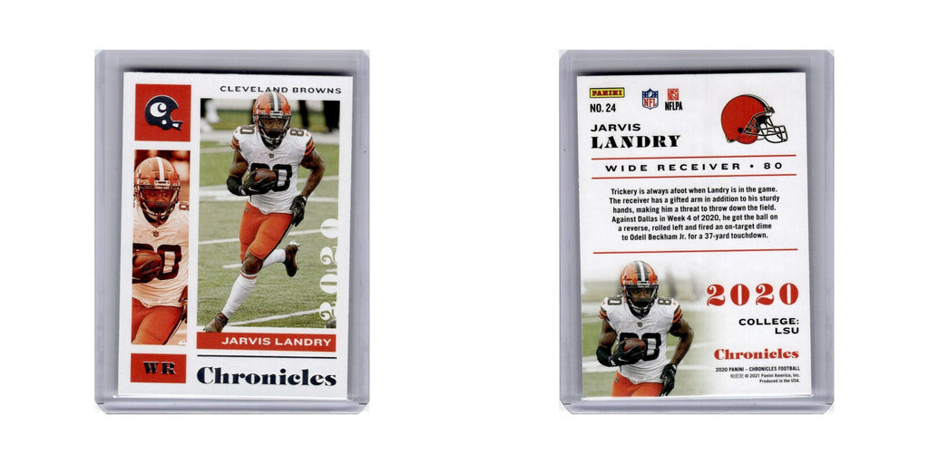 Jarvis Landry 2020 Panini Chronicles #24 Cleveland Browns Football Card NM