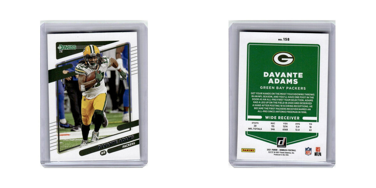 Davante Adams 2021 Donruss #158 Green Bay Packers Football Card NM