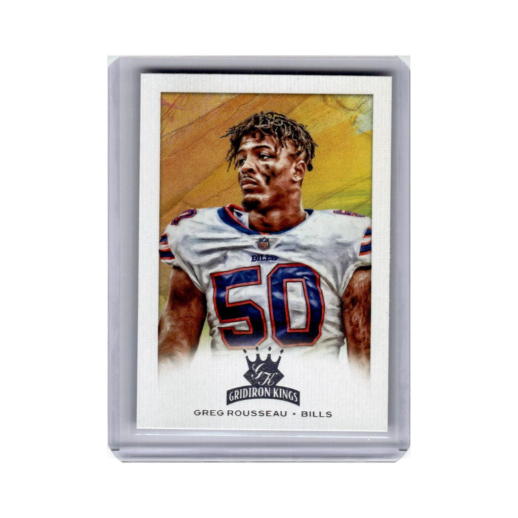 Greg Rousseau 2021 Panini Chronicles Gridiron Kings #GK-39 Buffalo Bills NM