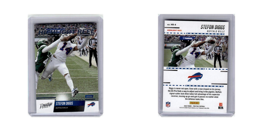 Stefon Diggs 2022 Panini Prestige Highlight Reel #HR-4 Buffalo Bills NM