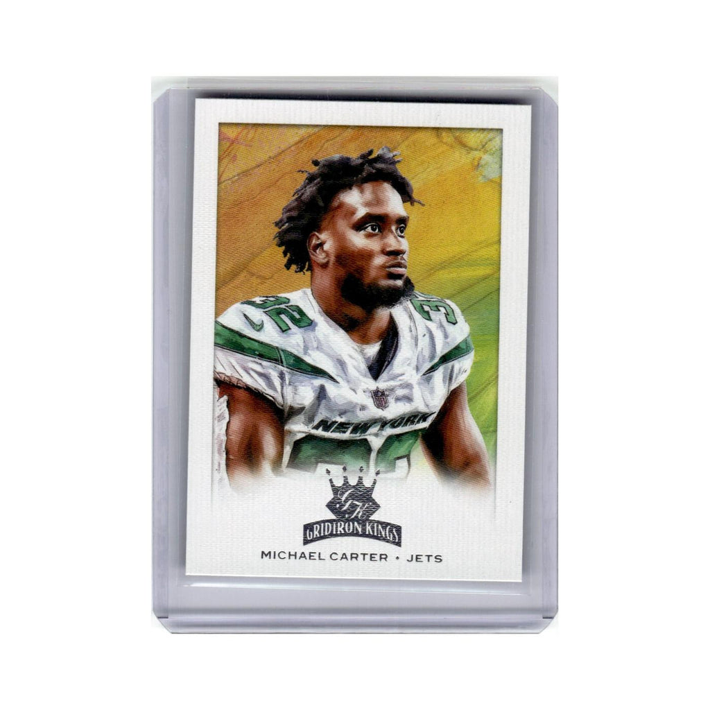 Michael Carter 2021 Panini Chronicles Gridiron Kings #GK-14 New York Jets NM