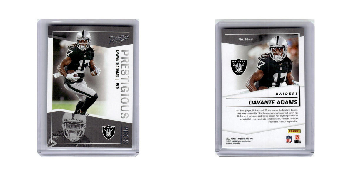 Davante Adams 2022 Panini Prestige Prestigious Pros #PP-9 Las Vegas Raiders NM