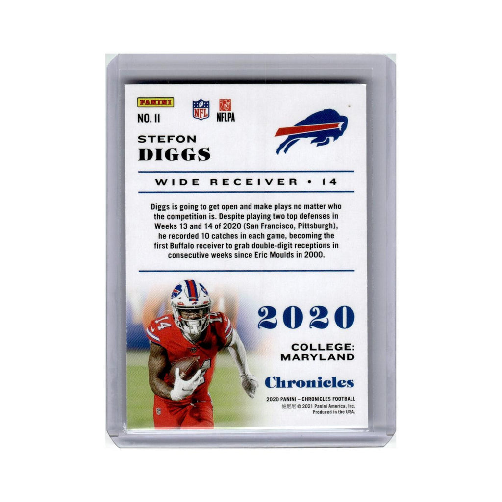 Stefon Diggs 2020 Panini Chronicles #11 Buffalo Bills Football Card NM