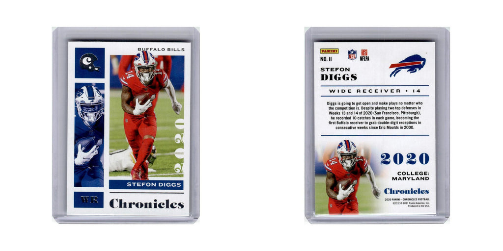 Stefon Diggs 2020 Panini Chronicles #11 Buffalo Bills Football Card NM