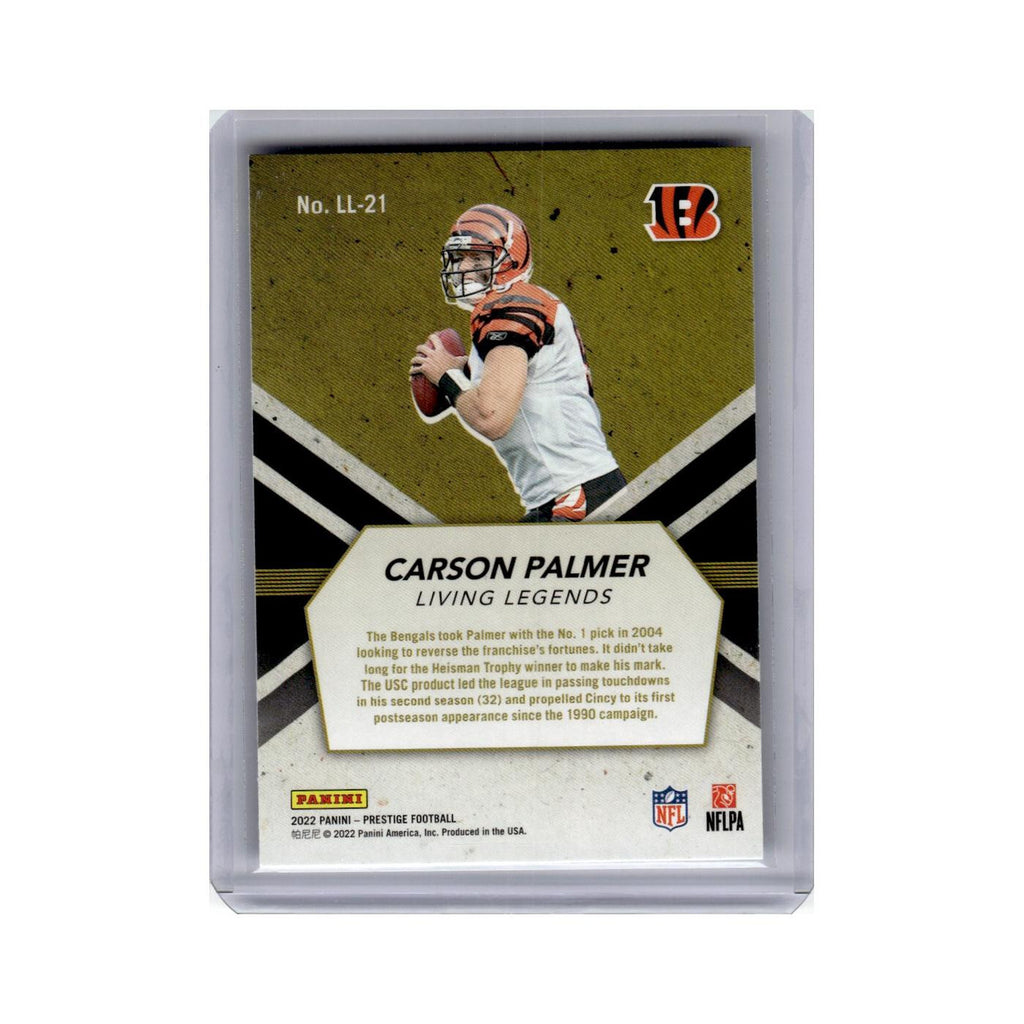 Carson Palmer 2022 Panini Prestige Living Legends #LL-21 Cincinnati Bengals NM