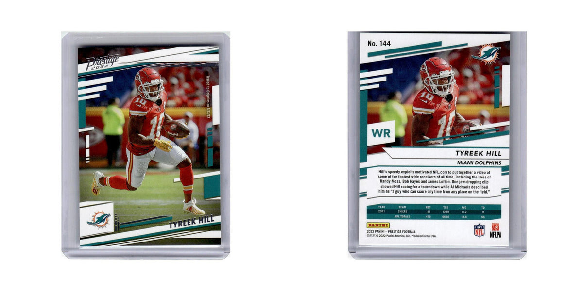 Tyreek Hill 2022 Panini Prestige #144 Miami Dolphins Football Card NM