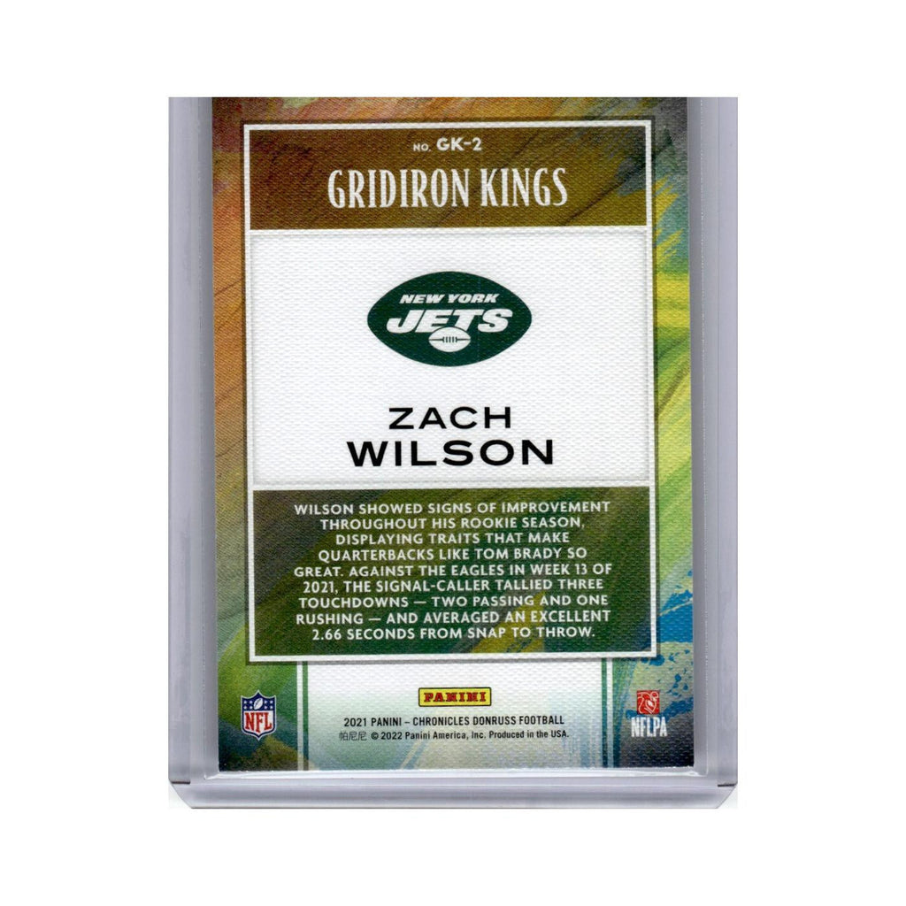 Zach Wilson 2021 Panini Chronicles Gridiron Kings #GK-2 New York Jets NM