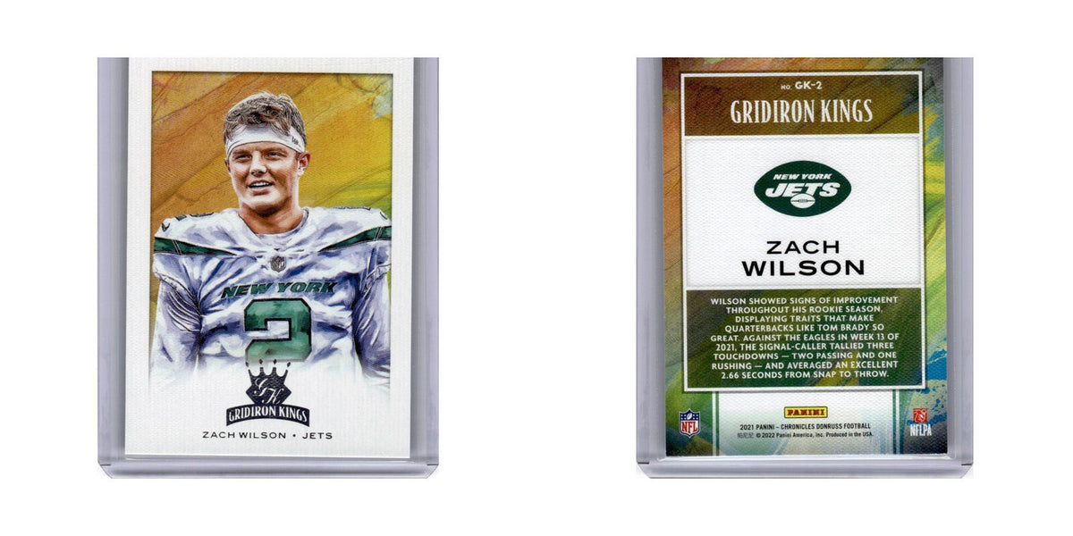 Zach Wilson 2021 Panini Chronicles Gridiron Kings #GK-2 New York Jets NM