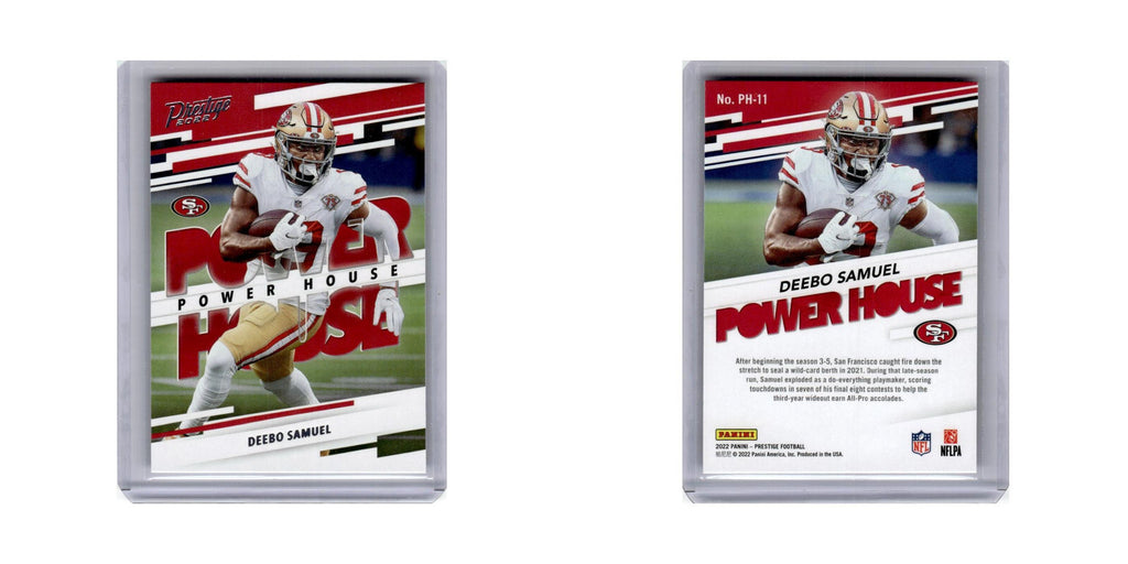 Deebo Samuel 2022 Panini Prestige Power House #PH-11 San Francisco 49ers NM