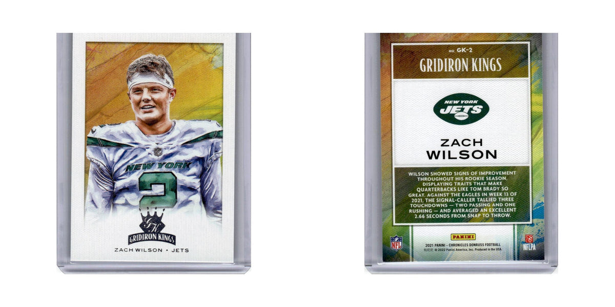 Zach Wilson 2021 Panini Chronicles Gridiron Kings #GK-2 New York Jets NM