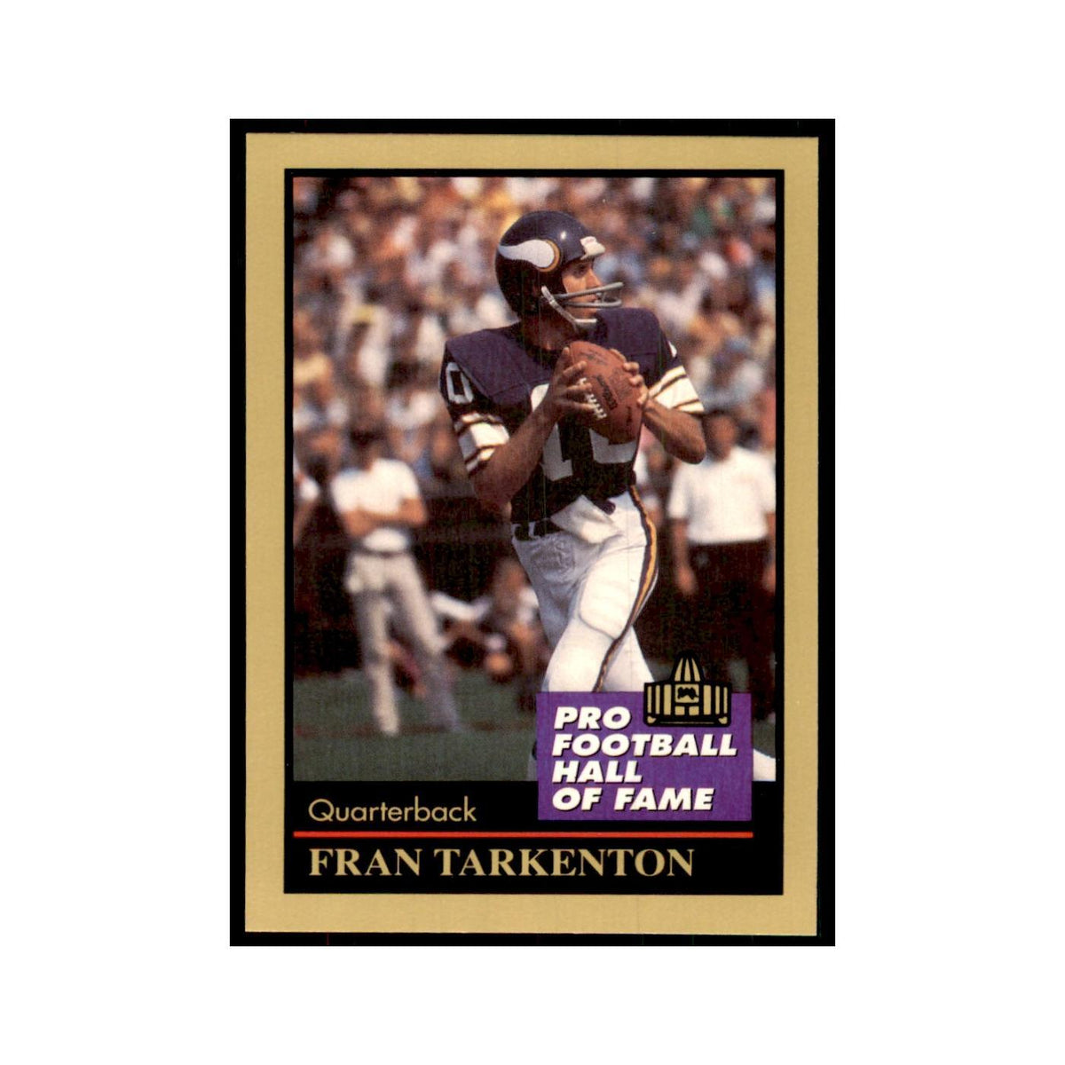 1991 ENOR Corp Fran Tarkenton Football Cards #134