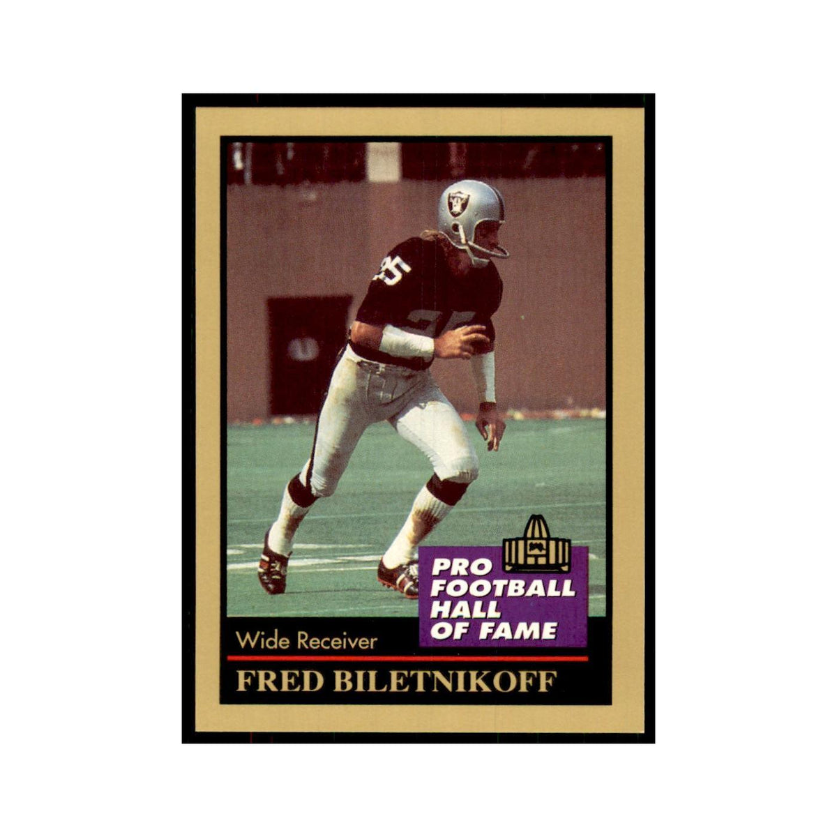 1991 ENOR Corp Fred Biletnikoff Football Cards #13