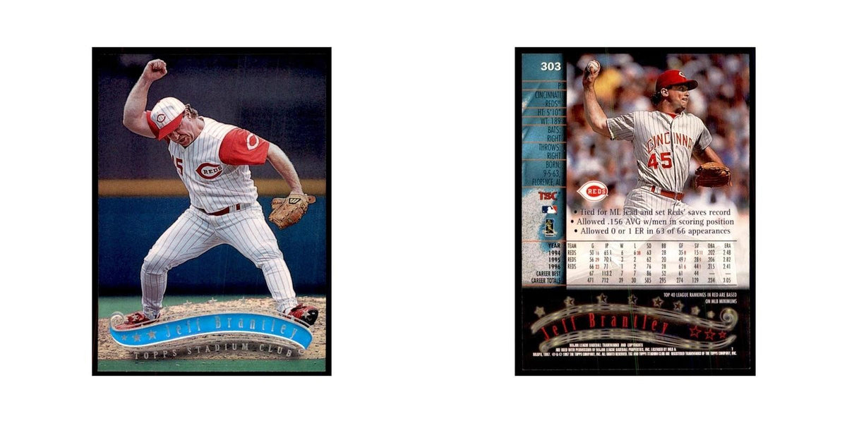 1997 Stadium Club Jeff Brantley Baseball Cards #303