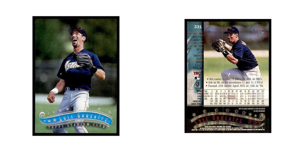1997 Stadium Club Luis Gonzalez Baseball Cards #331