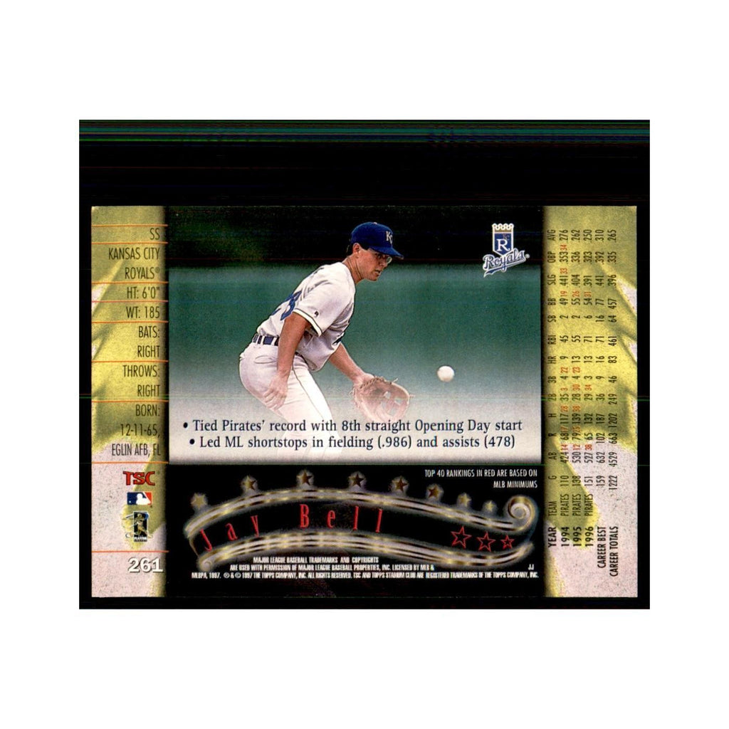 1997 Stadium Club Jay Bell Baseball Cards #261