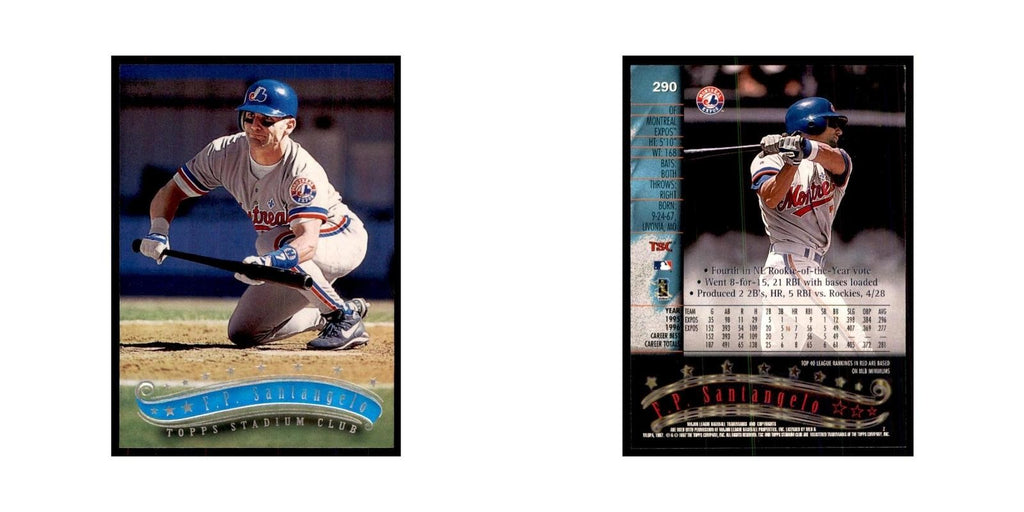 1997 Stadium Club F.P. Santangelo Baseball Cards #290