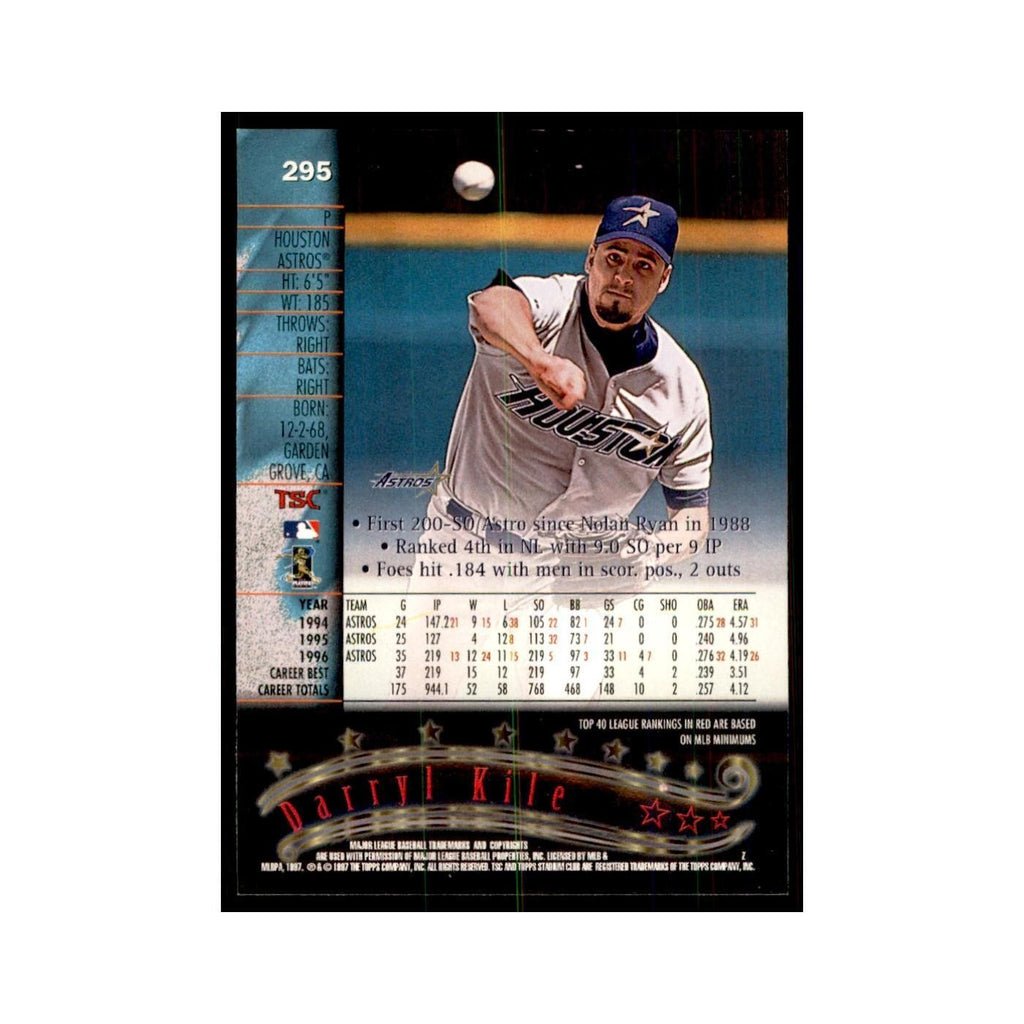 1997 Stadium Club Darryl Kile Baseball Cards #295