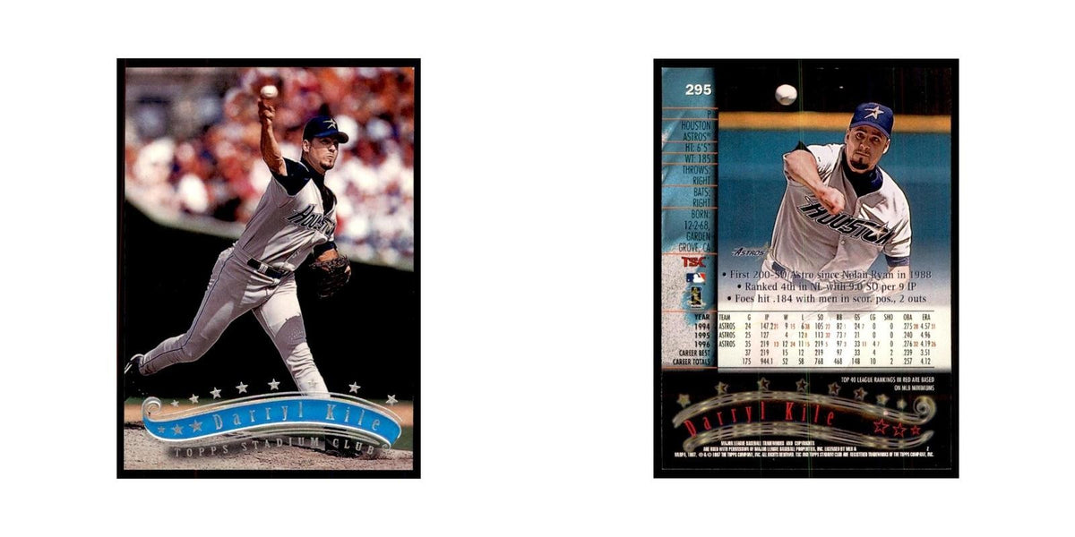 1997 Stadium Club Darryl Kile Baseball Cards #295