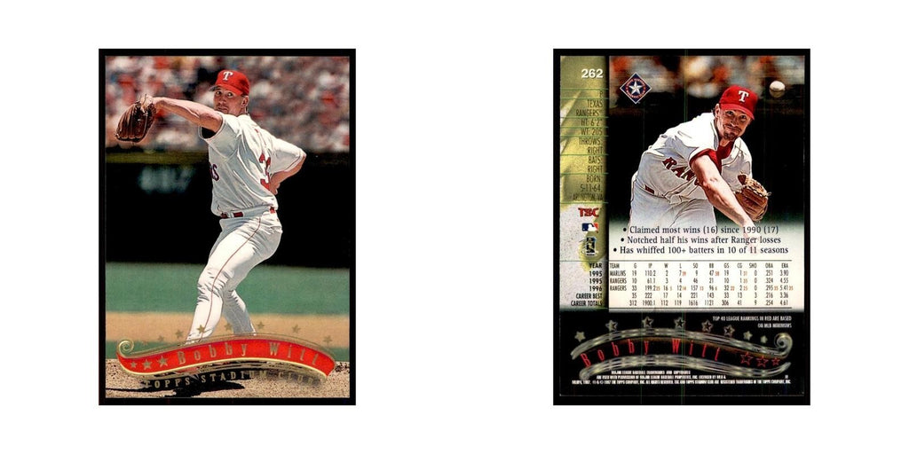 1997 Stadium Club Bobby Witt Baseball Cards #262