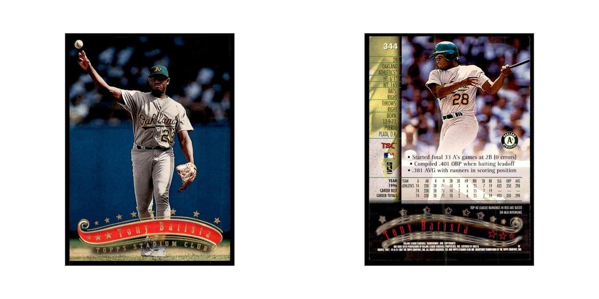 1997 Stadium Club Tony Barista Baseball Cards #344