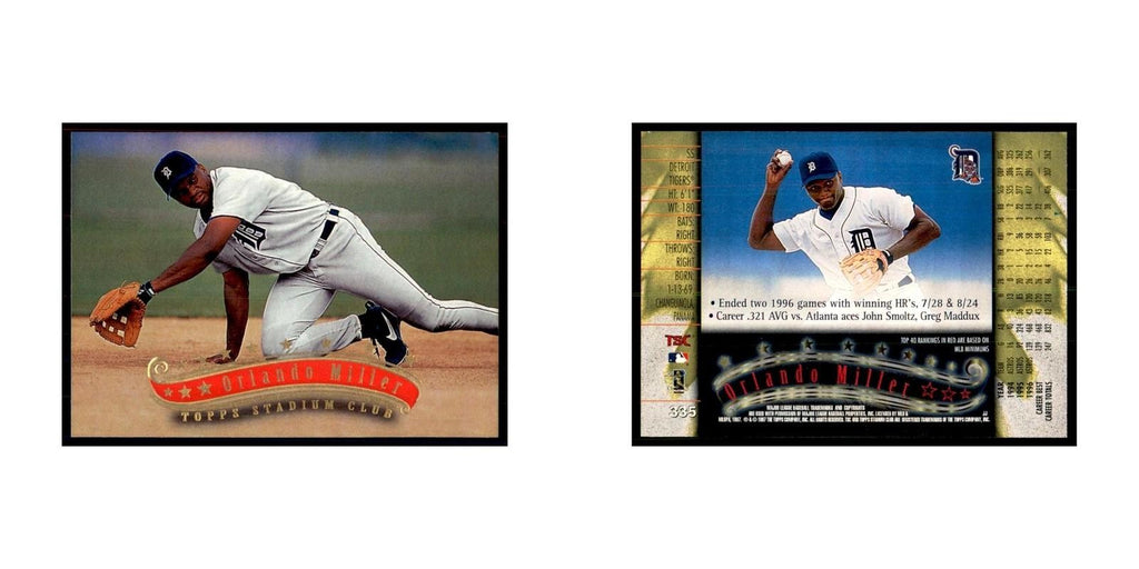 1997 Stadium Club Orlando Miller Baseball Cards #335