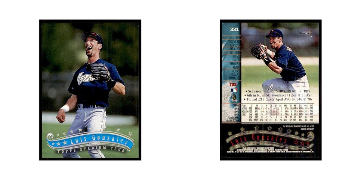 1997 Stadium Club Luis Gonzalez Baseball Cards #331