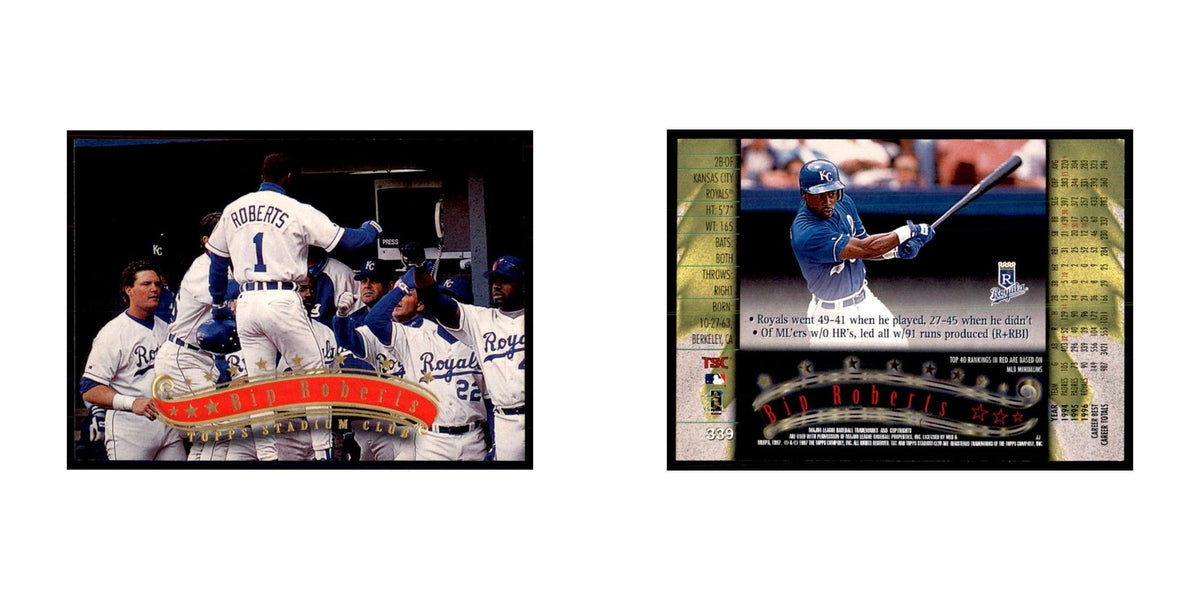 1997 Stadium Club Bip Roberts Baseball Cards #339