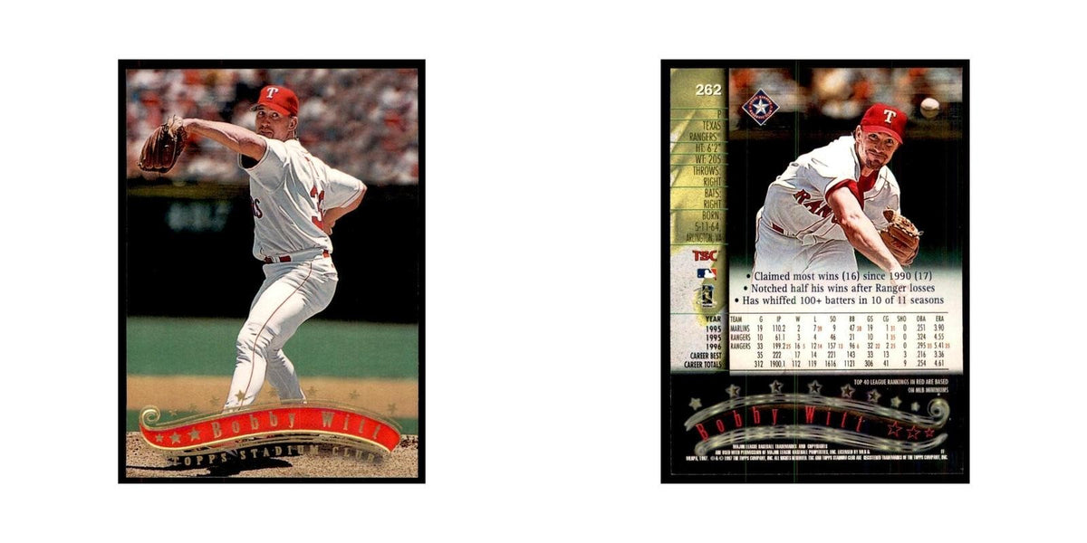 1997 Stadium Club Bobby Witt Baseball Cards #262