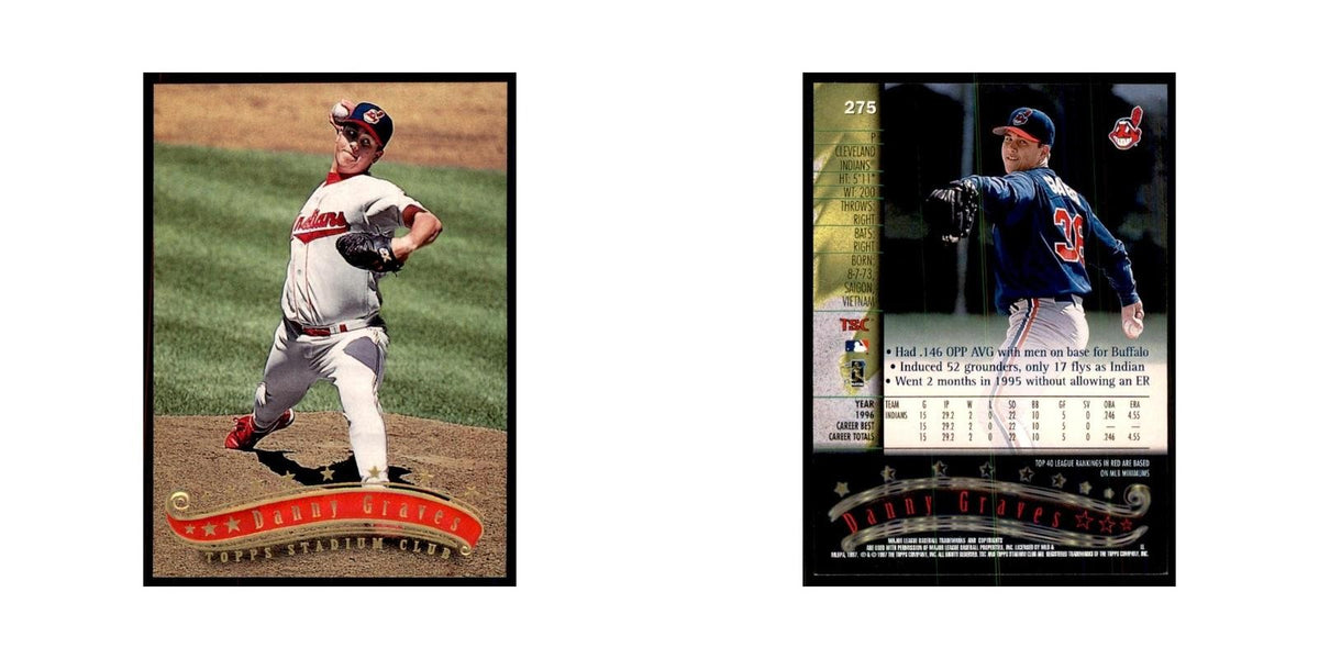 1997 Stadium Club Danny Graves Baseball Cards #275