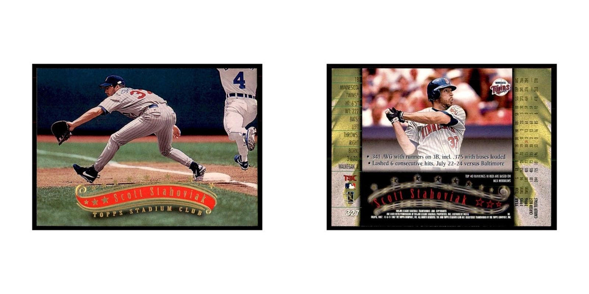 1997 Stadium Club Scott Stahoviak Baseball Cards #327