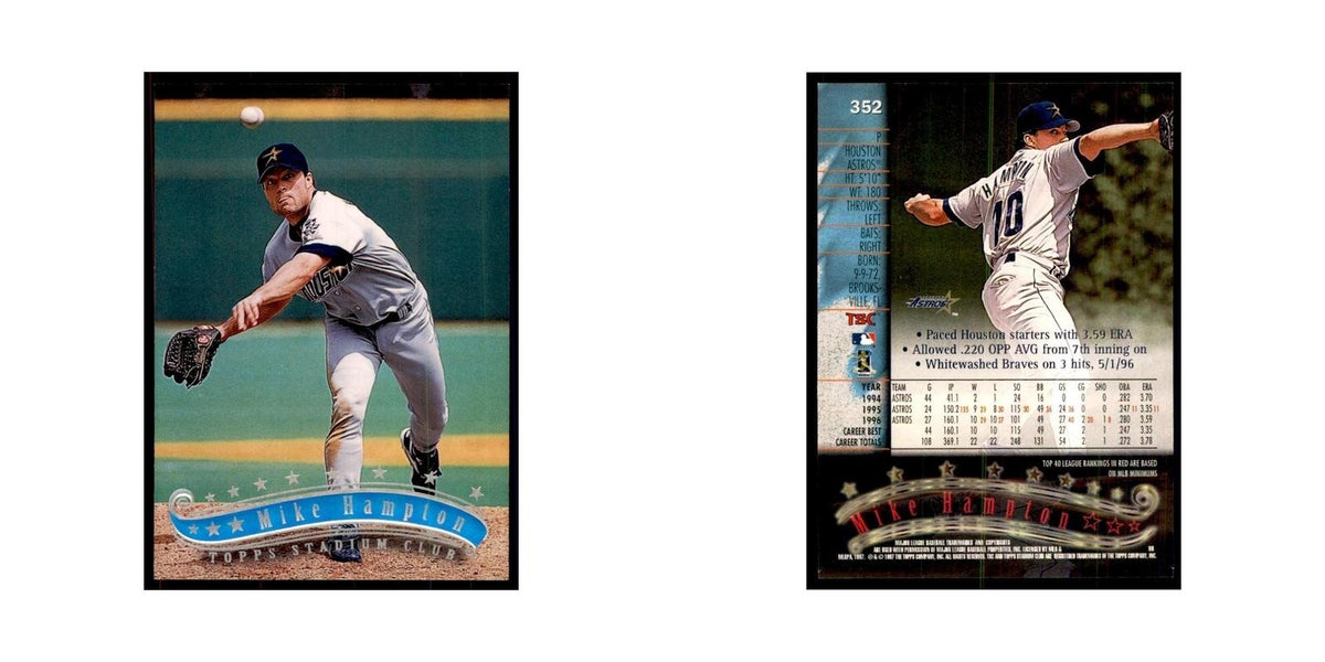 1997 Stadium Club Mike Hampton Baseball Cards #352
