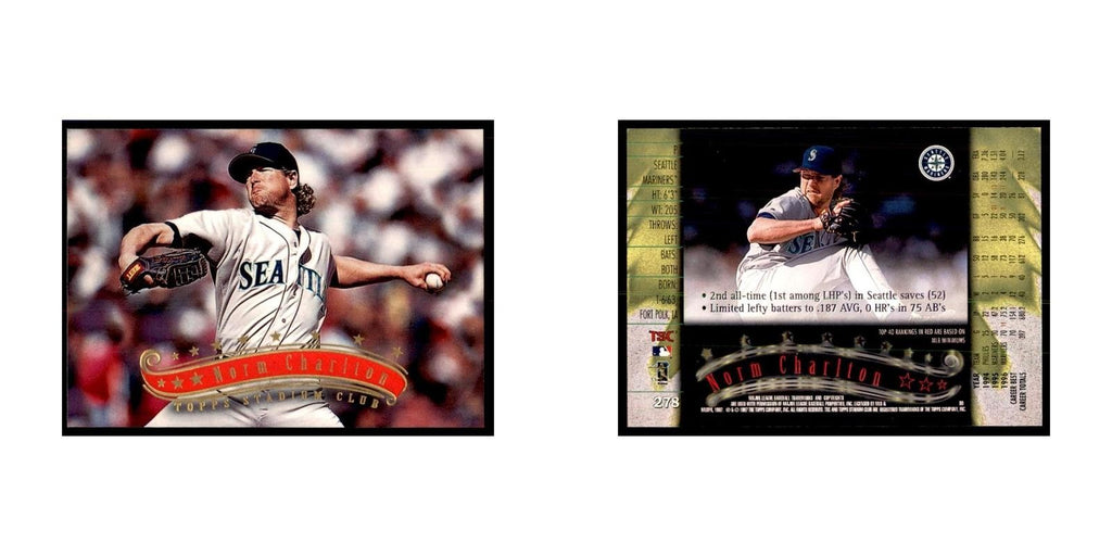 1997 Stadium Club Norm Charlton Baseball Cards #278