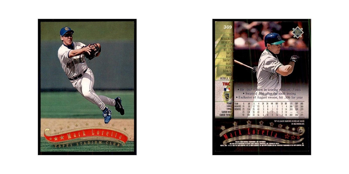 1997 Stadium Club Mark Loretta Baseball Cards #369