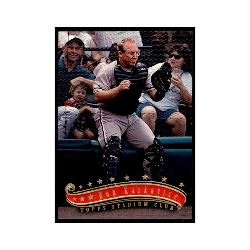 1997 Stadium Club Ron Karkovice Baseball Cards #346