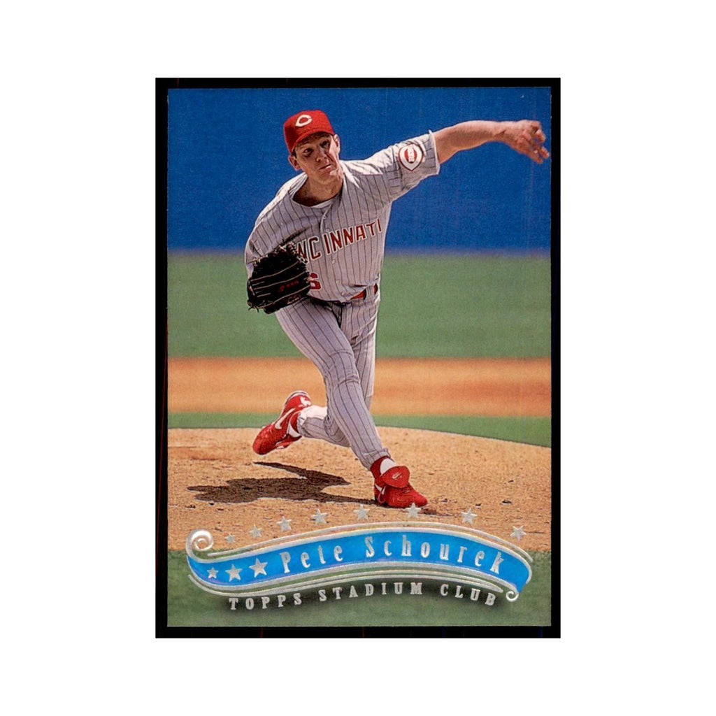 1997 Stadium Club Pete Schourek Baseball Cards #323