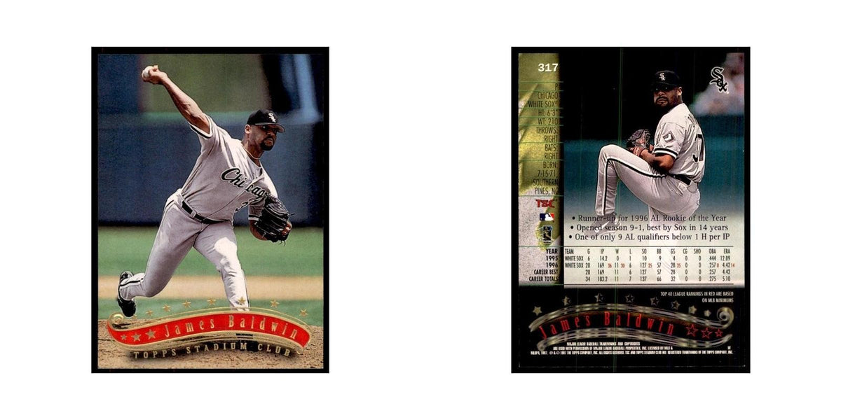 1997 Stadium Club James Baldwin Baseball Cards #317