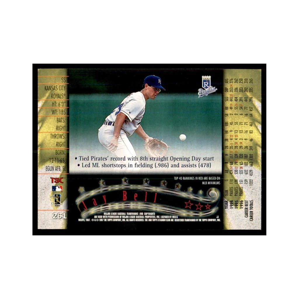 1997 Stadium Club Jay Bell Baseball Cards #261